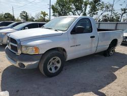 Salvage cars for sale from Copart Riverview, FL: 2002 Dodge RAM 1500