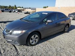 Salvage cars for sale from Copart Mentone, CA: 2015 Honda Civic LX