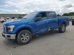 Salvage trucks for sale at Wilmer, TX auction: 2016 Ford F150 Supercrew