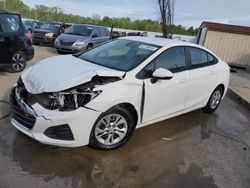 Salvage cars for sale from Copart Louisville, KY: 2019 Chevrolet Cruze