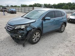 Salvage cars for sale from Copart New Braunfels, TX: 2014 Honda CR-V EX