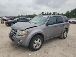 Salvage cars for sale at Houston, TX auction: 2008 Ford Escape XLT