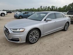 Salvage cars for sale from Copart Brookhaven, NY: 2019 Audi A8 L