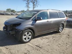 Salvage cars for sale from Copart San Martin, CA: 2012 Toyota Sienna LE