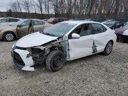 Salvage cars for sale from Copart Candia, NH: 2017 Toyota Corolla L