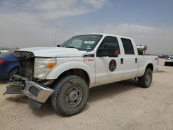 Salvage cars for sale at Andrews, TX auction: 2012 Ford F250 Super Duty