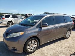 Salvage cars for sale at Houston, TX auction: 2014 Toyota Sienna XLE