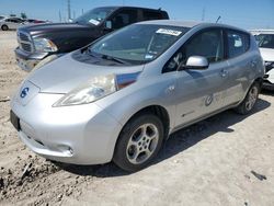 Salvage cars for sale from Copart Haslet, TX: 2011 Nissan Leaf SV