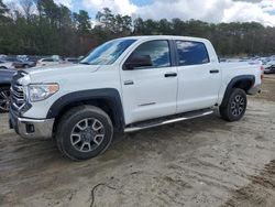 Salvage cars for sale at Seaford, DE auction: 2016 Toyota Tundra Crewmax SR5