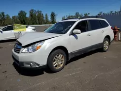 Salvage cars for sale from Copart Portland, OR: 2011 Subaru Outback 2.5I Premium