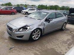 Salvage cars for sale from Copart Louisville, KY: 2012 Volvo S60 T6