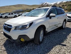 Salvage cars for sale at Reno, NV auction: 2018 Subaru Outback 2.5I Premium