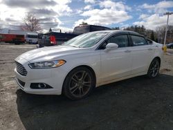 Salvage cars for sale at East Granby, CT auction: 2013 Ford Fusion Titanium
