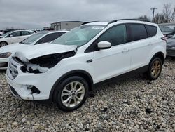 Salvage cars for sale at Wayland, MI auction: 2018 Ford Escape SE