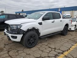 Salvage cars for sale at Woodhaven, MI auction: 2021 Ford Ranger XL