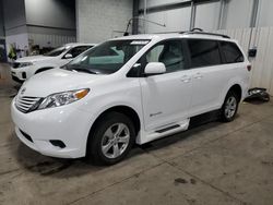 Vehiculos salvage en venta de Copart Ham Lake, MN: 2017 Toyota Sienna LE