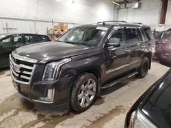 Salvage cars for sale at Milwaukee, WI auction: 2016 Cadillac Escalade Luxury