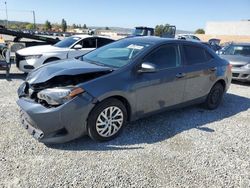 Salvage cars for sale from Copart Mentone, CA: 2018 Toyota Corolla L