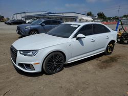Salvage cars for sale at San Diego, CA auction: 2019 Audi A4 Prestige