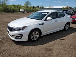 Salvage cars for sale at Columbia Station, OH auction: 2015 KIA Optima LX