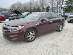 Salvage cars for sale at North Billerica, MA auction: 2018 KIA Optima LX