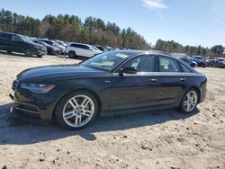 Salvage cars for sale from Copart Mendon, MA: 2016 Audi A6 Premium Plus