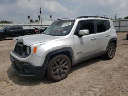 Salvage cars for sale from Copart Mercedes, TX: 2018 Jeep Renegade Latitude