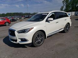 Salvage cars for sale at Dunn, NC auction: 2017 Infiniti QX60