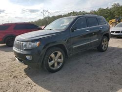 Salvage cars for sale at Greenwell Springs, LA auction: 2012 Jeep Grand Cherokee Overland