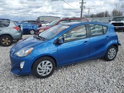 Salvage cars for sale at Wayland, MI auction: 2015 Toyota Prius C