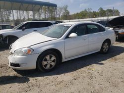 Salvage cars for sale at Spartanburg, SC auction: 2010 Chevrolet Impala LT