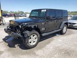 Salvage cars for sale at Cahokia Heights, IL auction: 2016 Jeep Wrangler Unlimited Sport