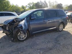 Salvage cars for sale from Copart Madisonville, TN: 2017 Toyota Sienna XLE