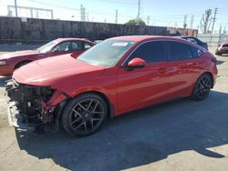 Salvage cars for sale at Wilmington, CA auction: 2022 Honda Civic Sport Touring