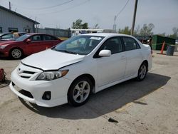Salvage cars for sale at Pekin, IL auction: 2013 Toyota Corolla Base