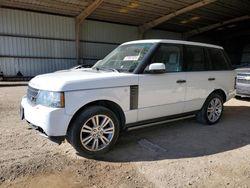 Salvage cars for sale at Houston, TX auction: 2011 Land Rover Range Rover HSE Luxury