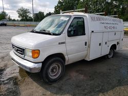 Salvage Trucks with No Bids Yet For Sale at auction: 2006 Ford Econoline E350 Super Duty Cutaway Van