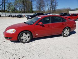 Chevrolet Impala Super Sport salvage cars for sale: 2008 Chevrolet Impala Super Sport