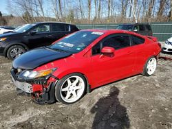 Salvage cars for sale at Candia, NH auction: 2014 Honda Civic SI