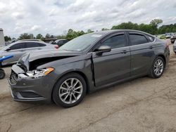 Salvage cars for sale at Florence, MS auction: 2017 Ford Fusion SE