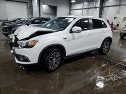 Mitsubishi Outlander Sport es salvage cars for sale: 2017 Mitsubishi Outlander Sport ES