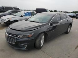 Salvage cars for sale at Grand Prairie, TX auction: 2016 Chevrolet Malibu LS
