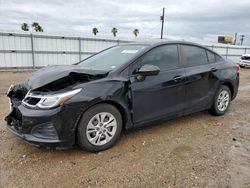 Salvage cars for sale from Copart Mercedes, TX: 2019 Chevrolet Cruze LS