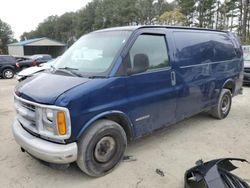 Chevrolet Express salvage cars for sale: 2001 Chevrolet Express G2500