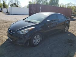 Salvage cars for sale at Baltimore, MD auction: 2016 Hyundai Elantra SE