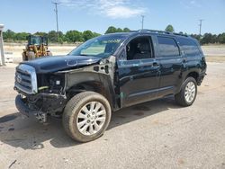 Toyota salvage cars for sale: 2010 Toyota Sequoia Platinum