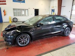 Salvage cars for sale at Angola, NY auction: 2022 Tesla Model 3