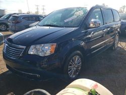Salvage cars for sale from Copart Elgin, IL: 2013 Chrysler Town & Country Touring L