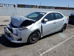 Toyota Corolla L salvage cars for sale: 2019 Toyota Corolla L