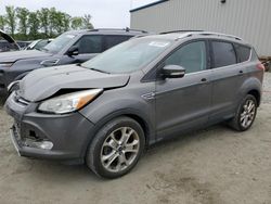 Salvage cars for sale at Spartanburg, SC auction: 2014 Ford Escape Titanium